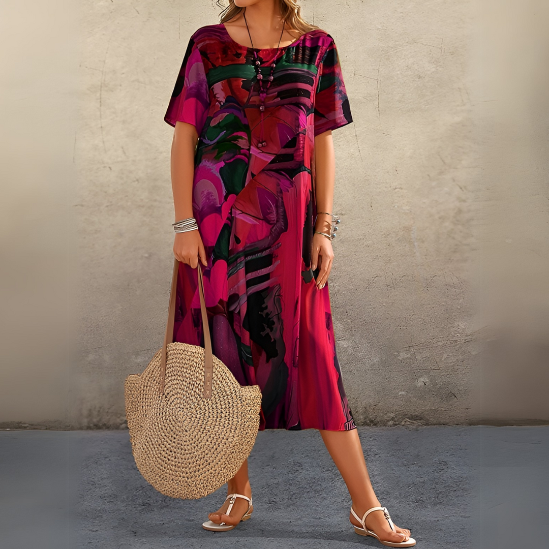 Joelle | Elegant Floral Dress