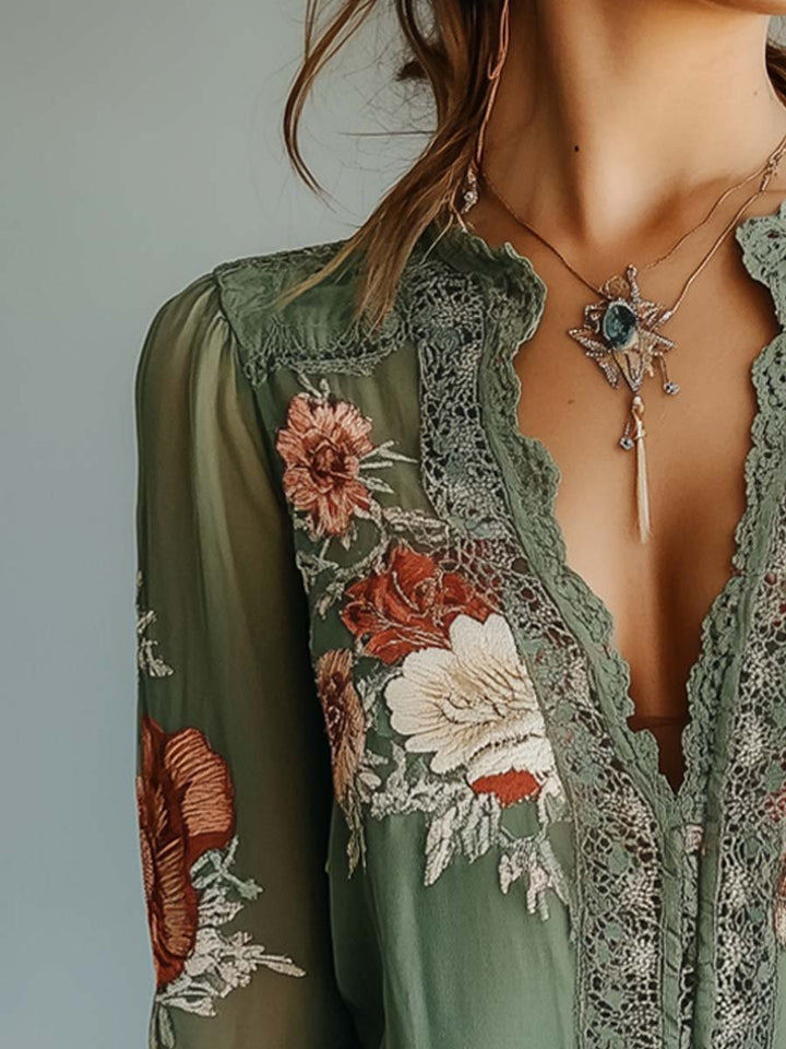 Bohemian | Floral Print Blouse