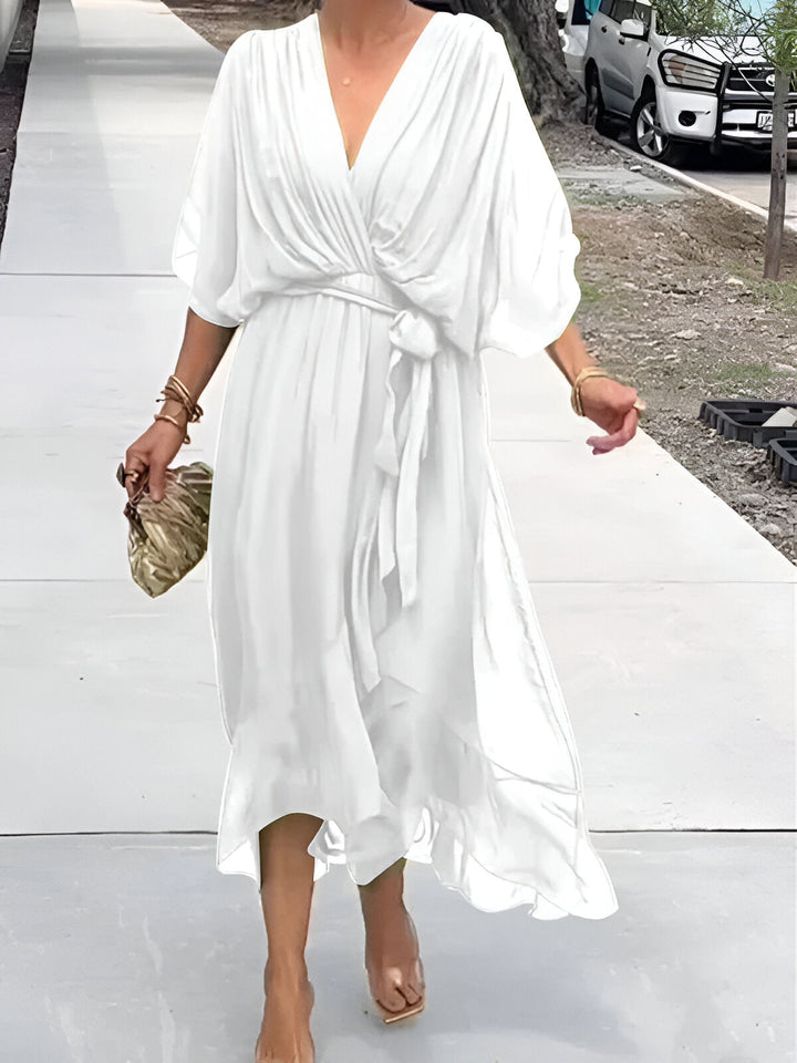 Monica | Chiffon V-Neck Dress