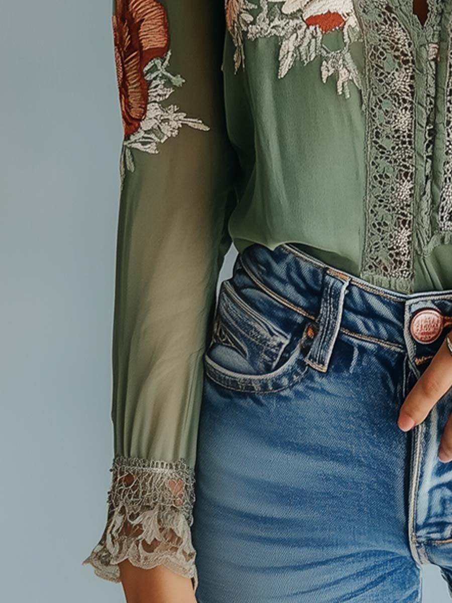Bohemian | Floral Print Blouse