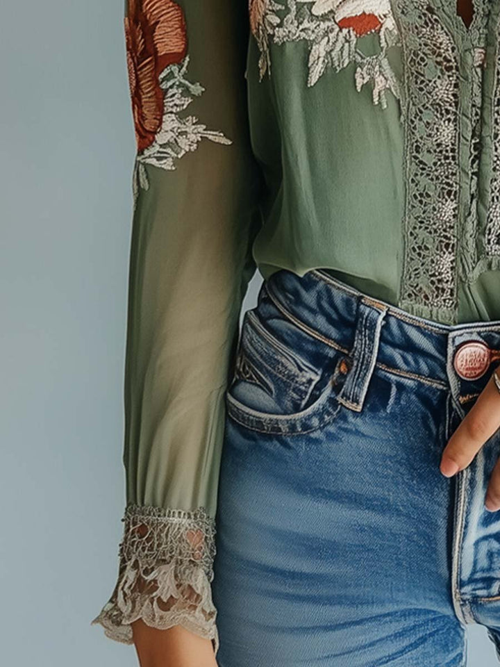 Bohemian | Floral Print Blouse