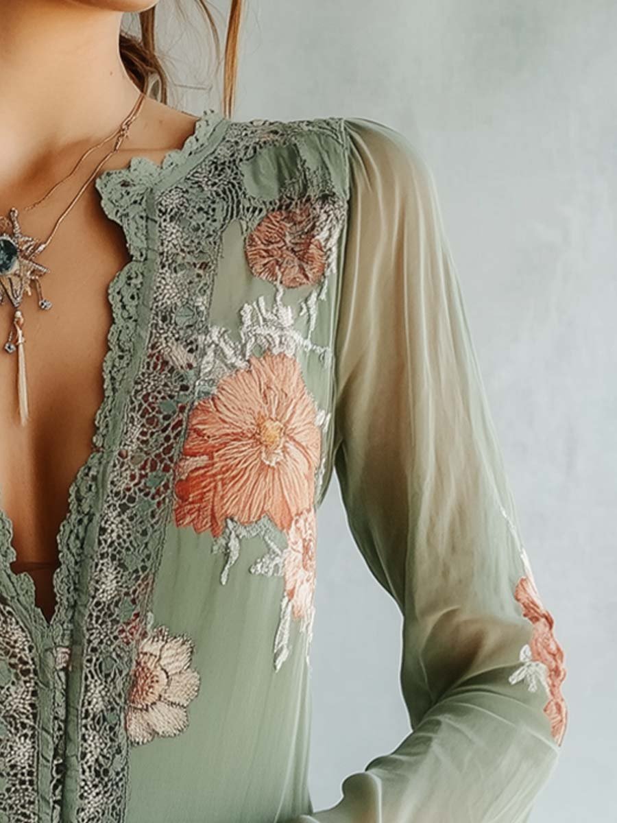 Bohemian | Floral Print Blouse