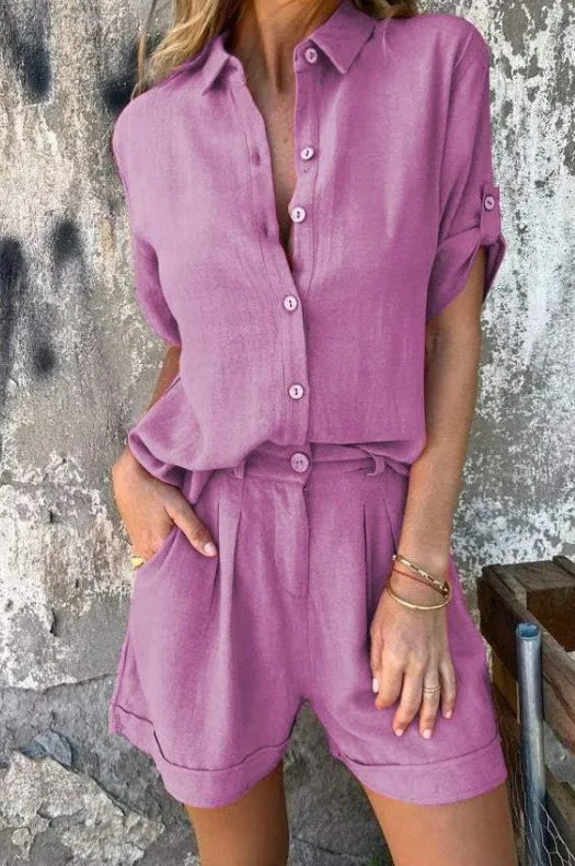 Melda | Breezy Button Set