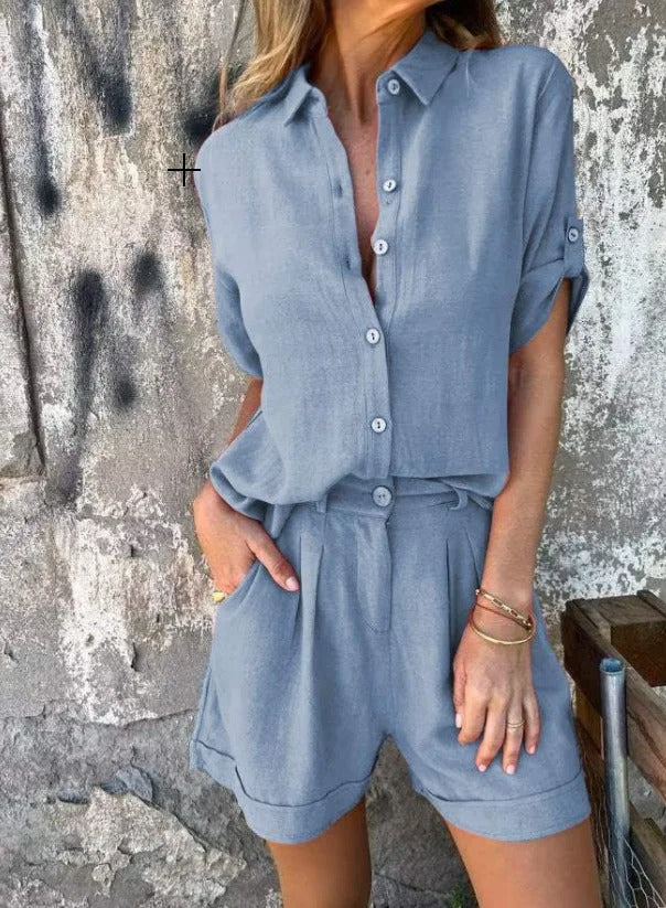 Melda | Breezy Button Set