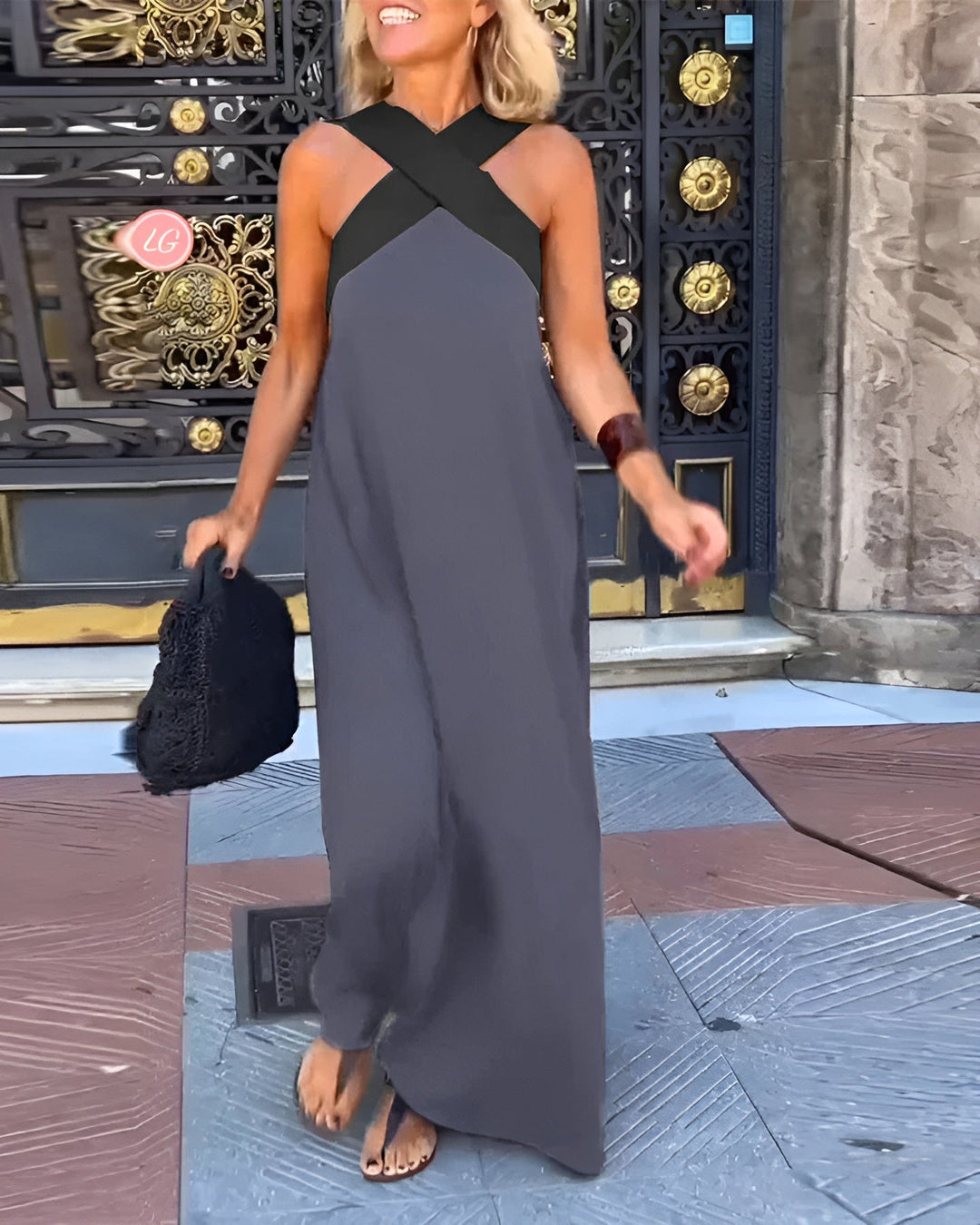 Delphine | Cross Front Dress