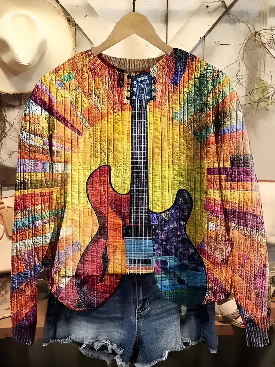 Tanja | Colorful Boho Style Sweatshirt