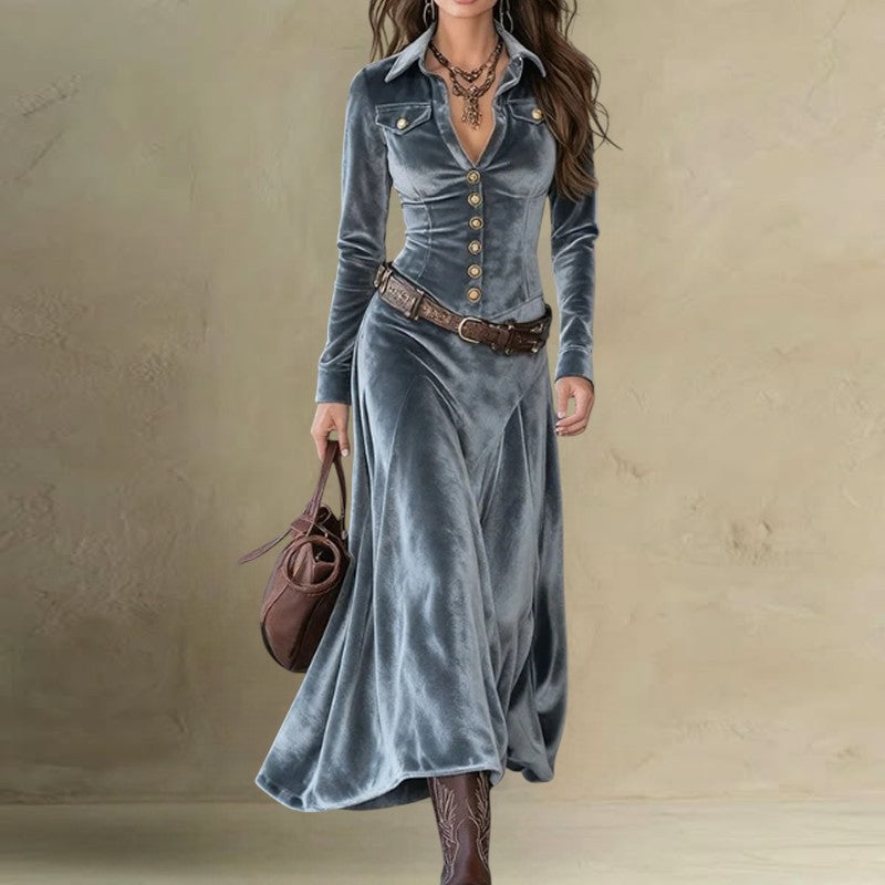 Vena™ | Modern Flowing Maxi Dress