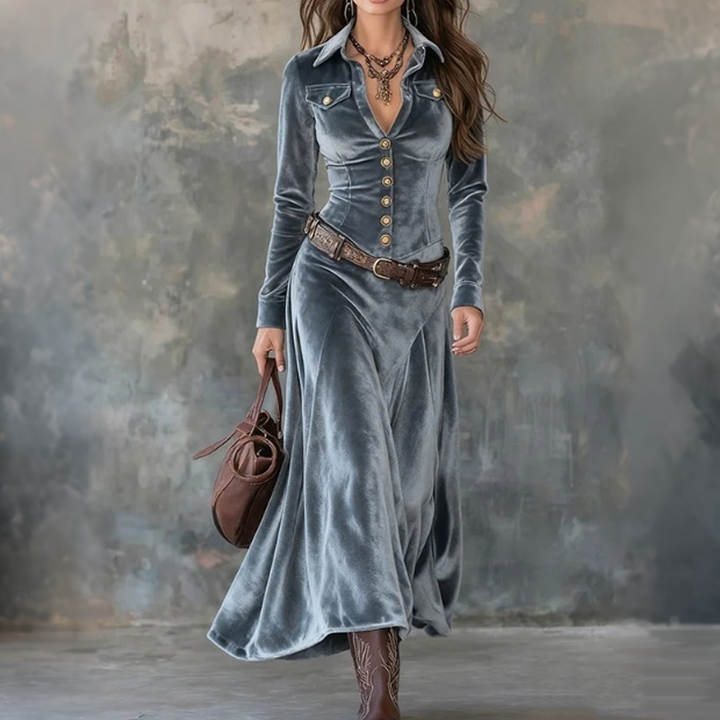 Vena™ | Modern Flowing Maxi Dress