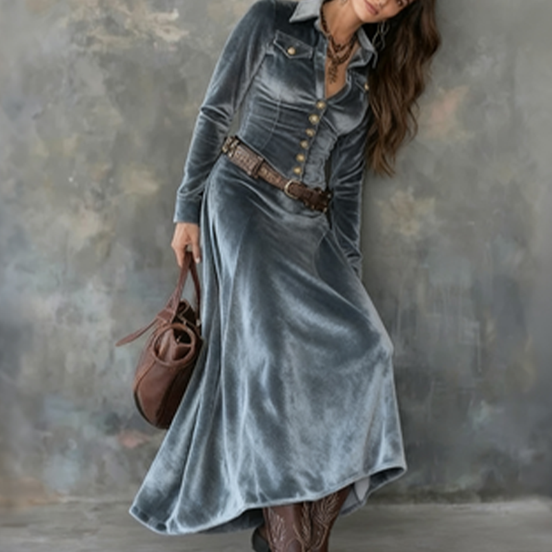 Vena™ | Modern Flowing Maxi Dress