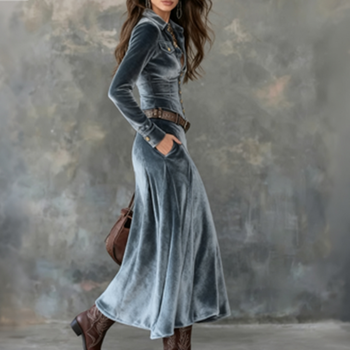 Vena™ | Modern Flowing Maxi Dress