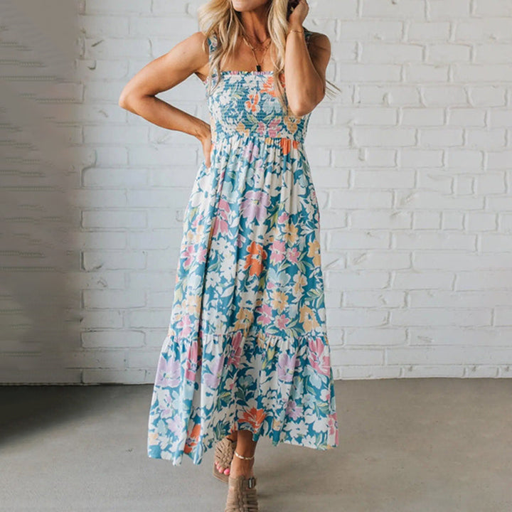 Flora | Smocked Floral Maxi Dress