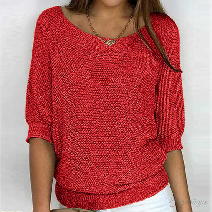 Luigia - Elegant Knit Sweater