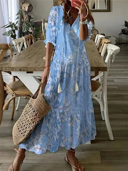 Michaela | Boho Tummy Coverage Dress